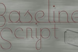 Baseline Script: Sleek Hand-Drawn Font for Impact
