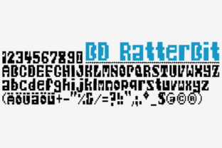 BD RatterBit: Revisiting a Funky Pixel Font from Büro Destruct’s Early Free Library