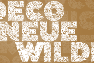 Deco Neue Wilde: A Filter Font with Character