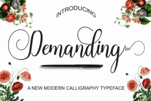 Demanding: Elevate Your Brand with a Stylish Script