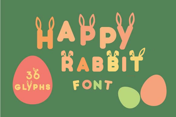 Happy Rabbit Font: The Easter Bunny Font That Brings Projects to Life