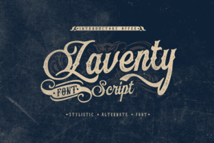 Laventy Script: A Vintage Script Font with Character