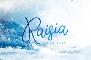 Raisia: A Handwritten Mono Line Font with Quiet Character