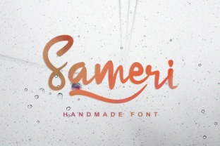 Sameri: A Smooth Hand Marker Brush Font for Modern Design Projects