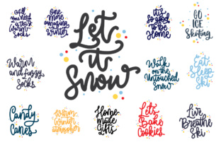 Winter Quote Lettering: Elevate Your Holiday Designs with Hand-Lettered Charm